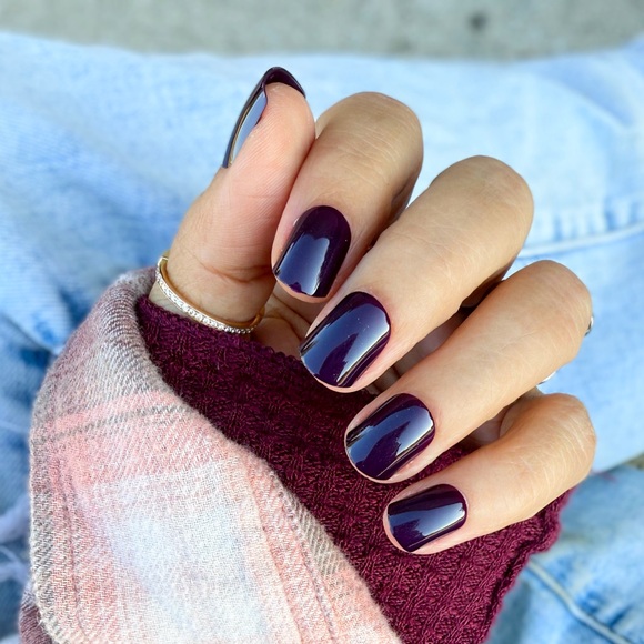 Red Aspen Short Square Press On Nails Purple Bundle 5 Sets | NIB - Picture 6 of 12